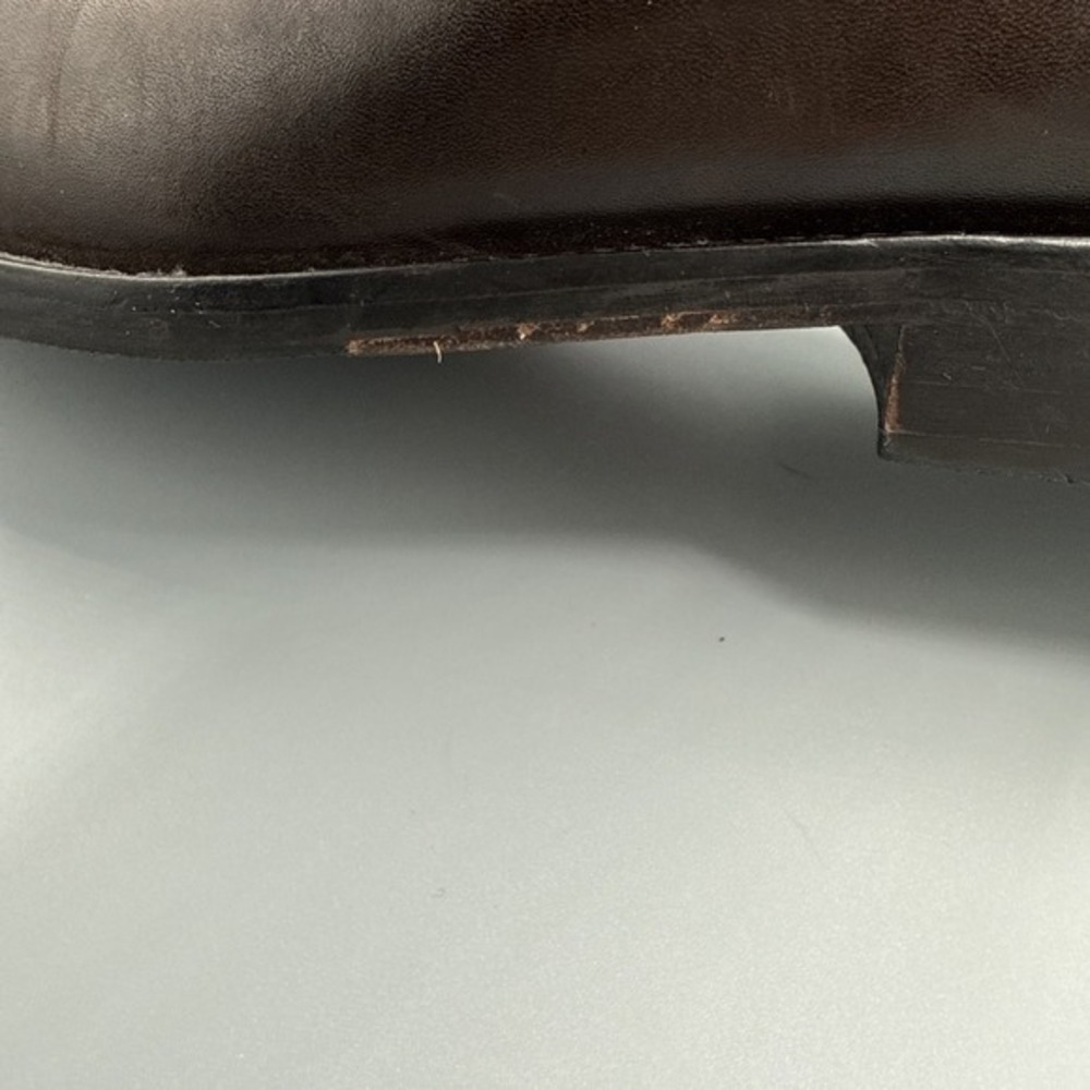 Banana Republic Men's Brown Leather Slip On Loafer Size 12‎ - Picture 11 of 13